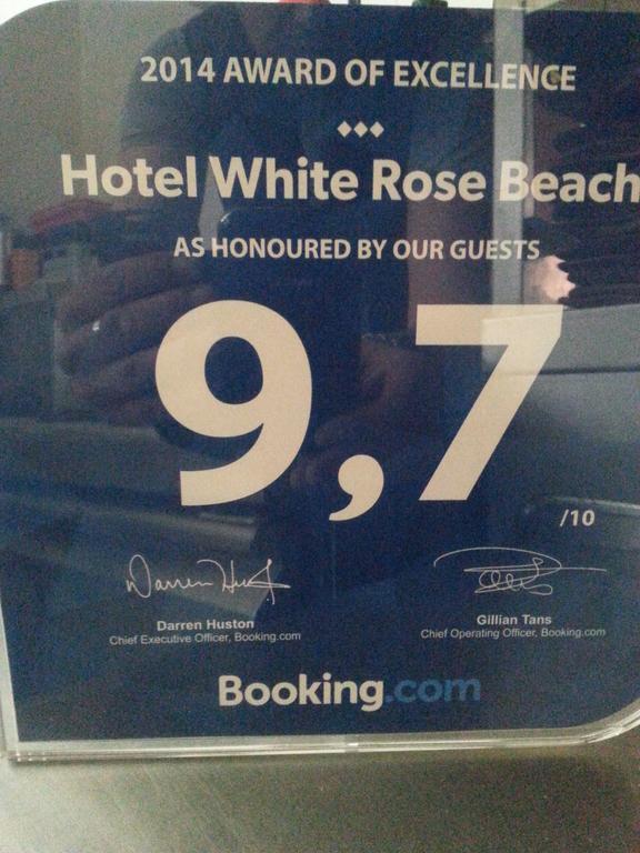 Hotel White Rose Beach Olympiakí Aktí Dış mekan fotoğraf